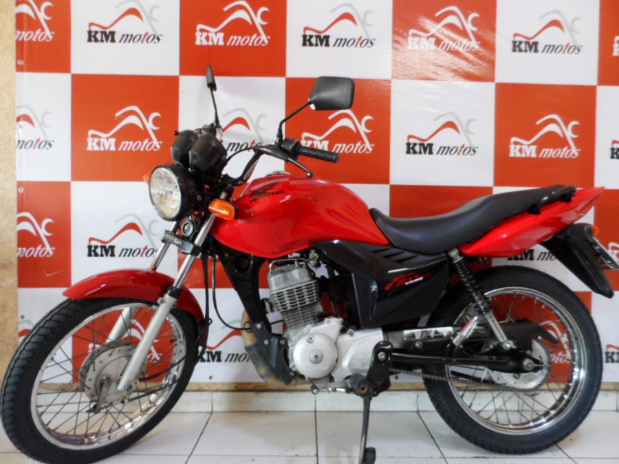 kmmotos fan 125 ks 12 vermelha 1 KM Motos Sua Loja de Motos Semi Novas