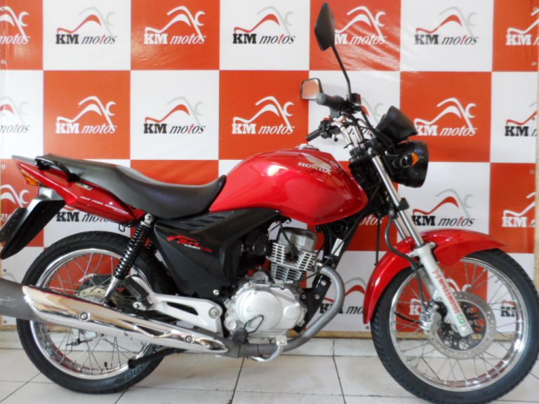 kmmotos fan 150 esdi 13 vermelha P KM Motos Sua Loja de Motos Semi