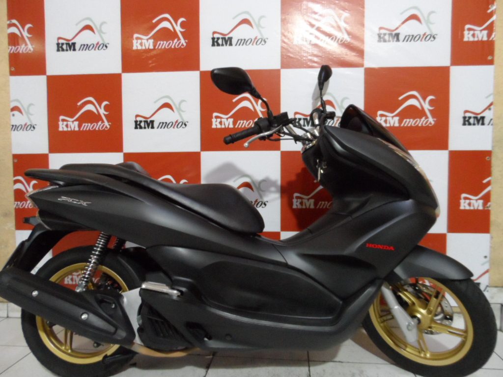 Honda Pcx 150 Preta 2015 KM Motos Sua Loja de Motos Semi Novas