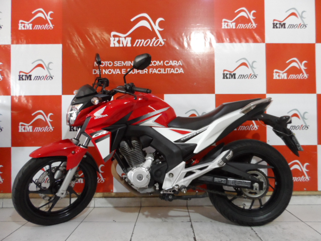 Honda Cb twister 250 Vermelha 2017 | KM Motos | Sua Loja de Motos Semi ...