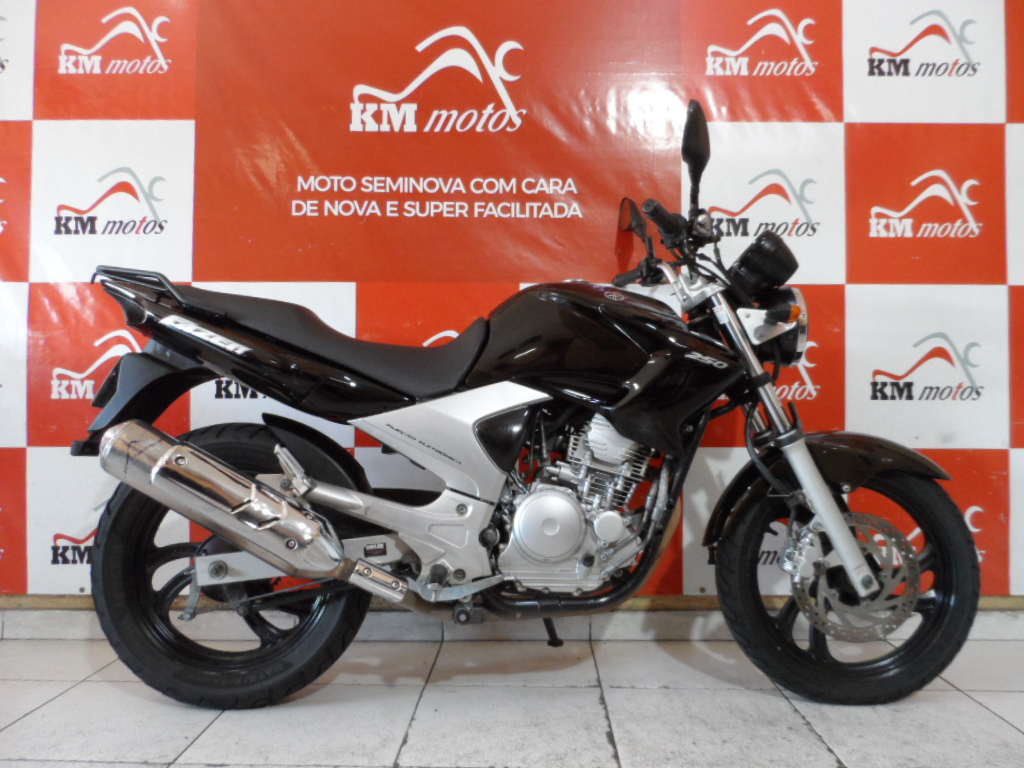 Yamaha Fazer ys 250 Preta 2006 | KM Motos | Sua Loja de Motos Semi Novas