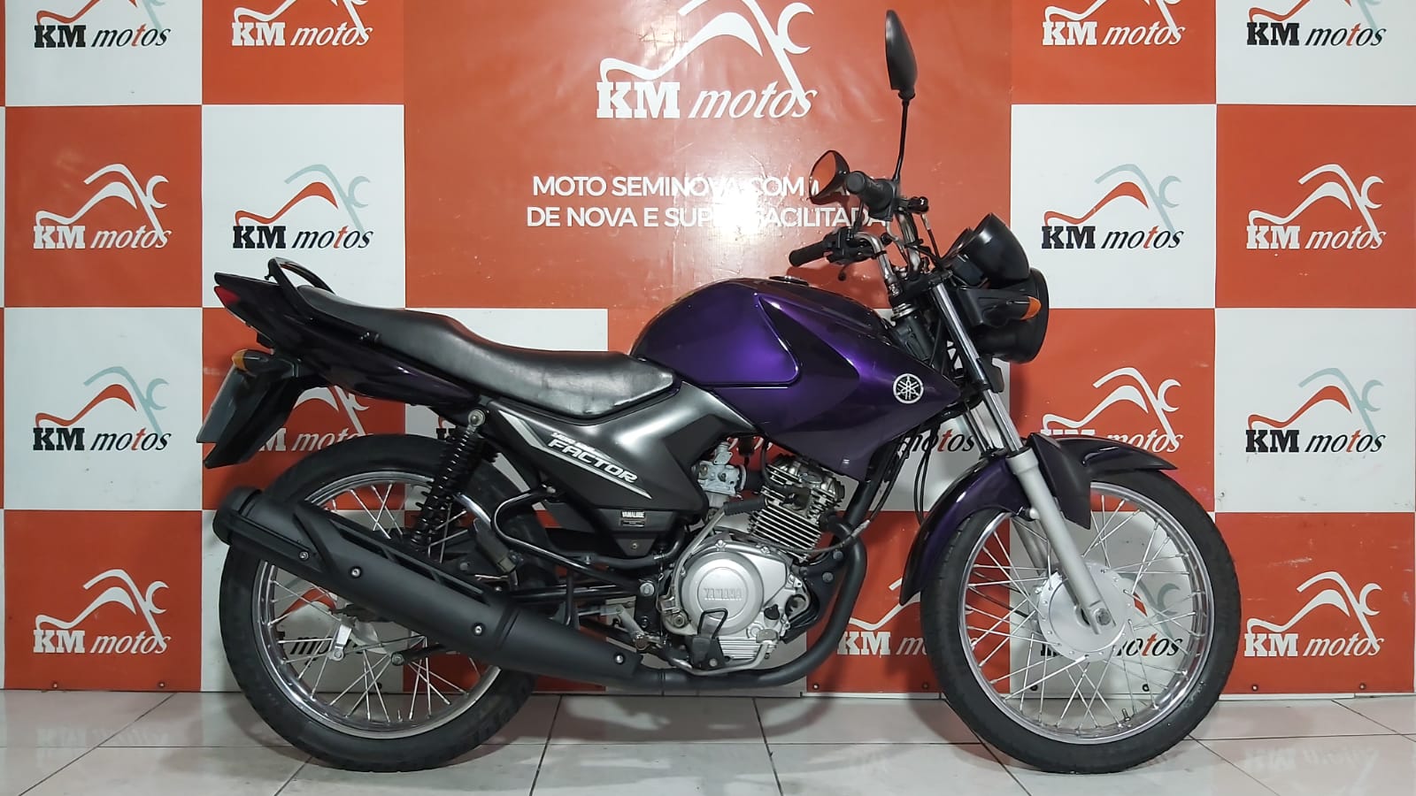 Yamaha Ybr Factor 125 K 2011 Roxa KM Motos Sua Loja De Motos Semi Novas Yamaha Ybr Factor 125 K 2011 Roxa KM Motos Sua Loja De Motos Semi Novas