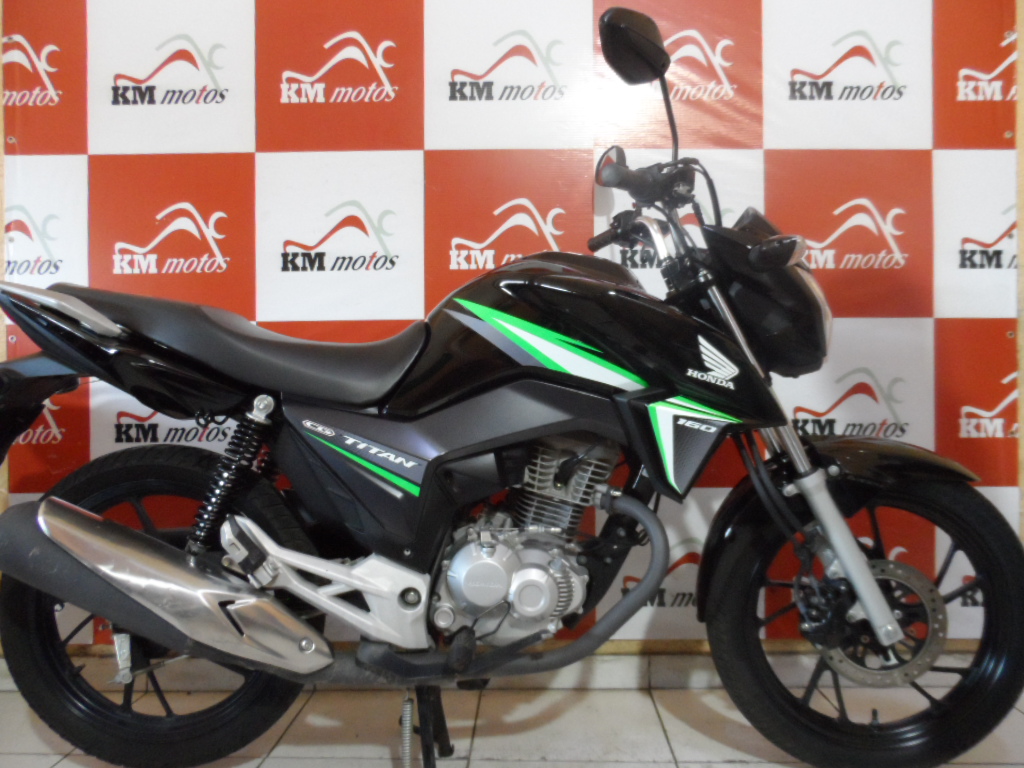 Honda Titan 160 ex Preta 2017 | KM Motos | Sua Loja de Motos Seminovas