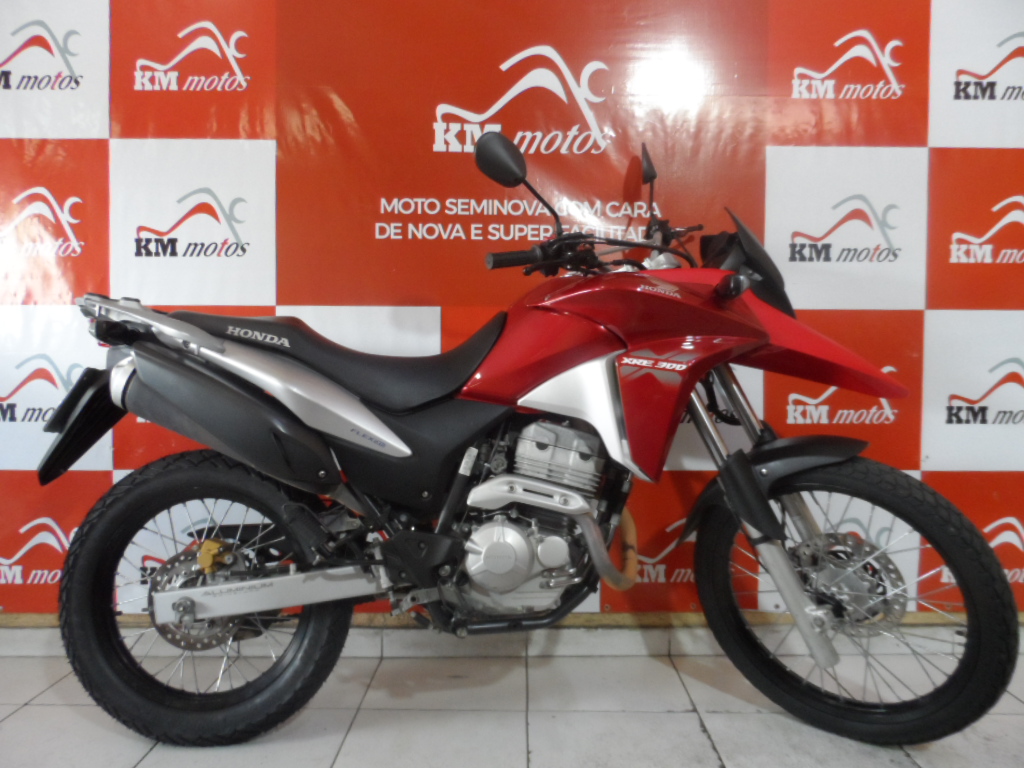 Honda XRE 300 Vermelha 2015 | KM Motos | Sua Loja de Motos Seminovas