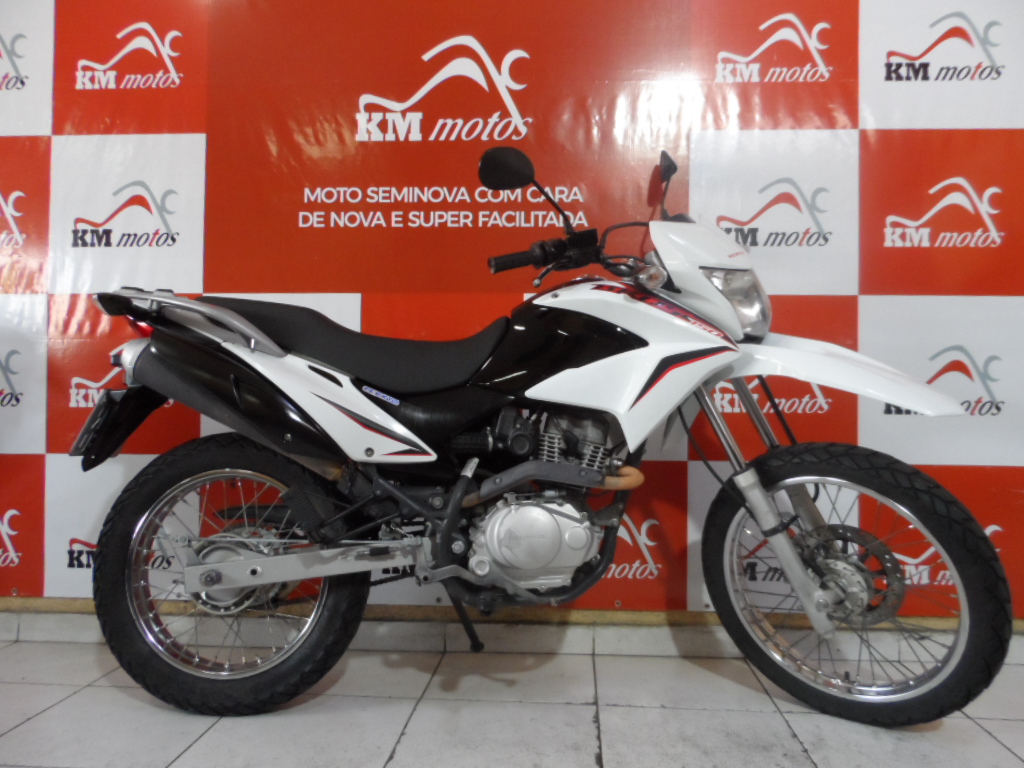 Honda Nxr Bros ESD 2014 Branca | KM Motos | Sua Loja de Motos Seminovas