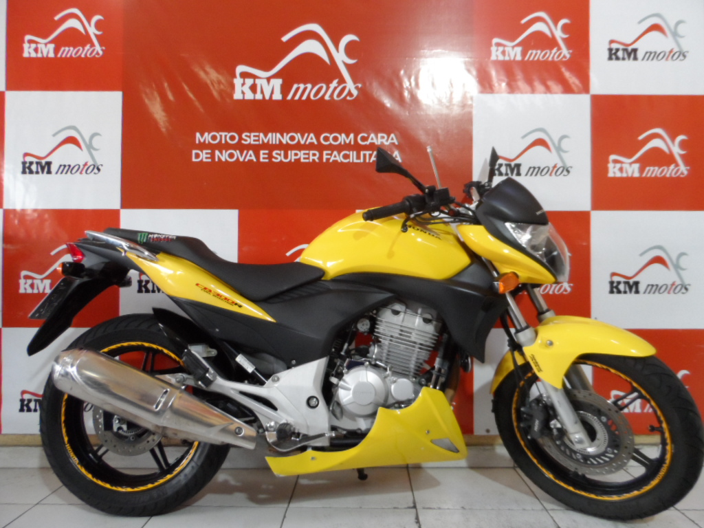 Honda CB 300 R/ABS Amarela 2012 | KM Motos | Sua Loja de Motos Seminovas