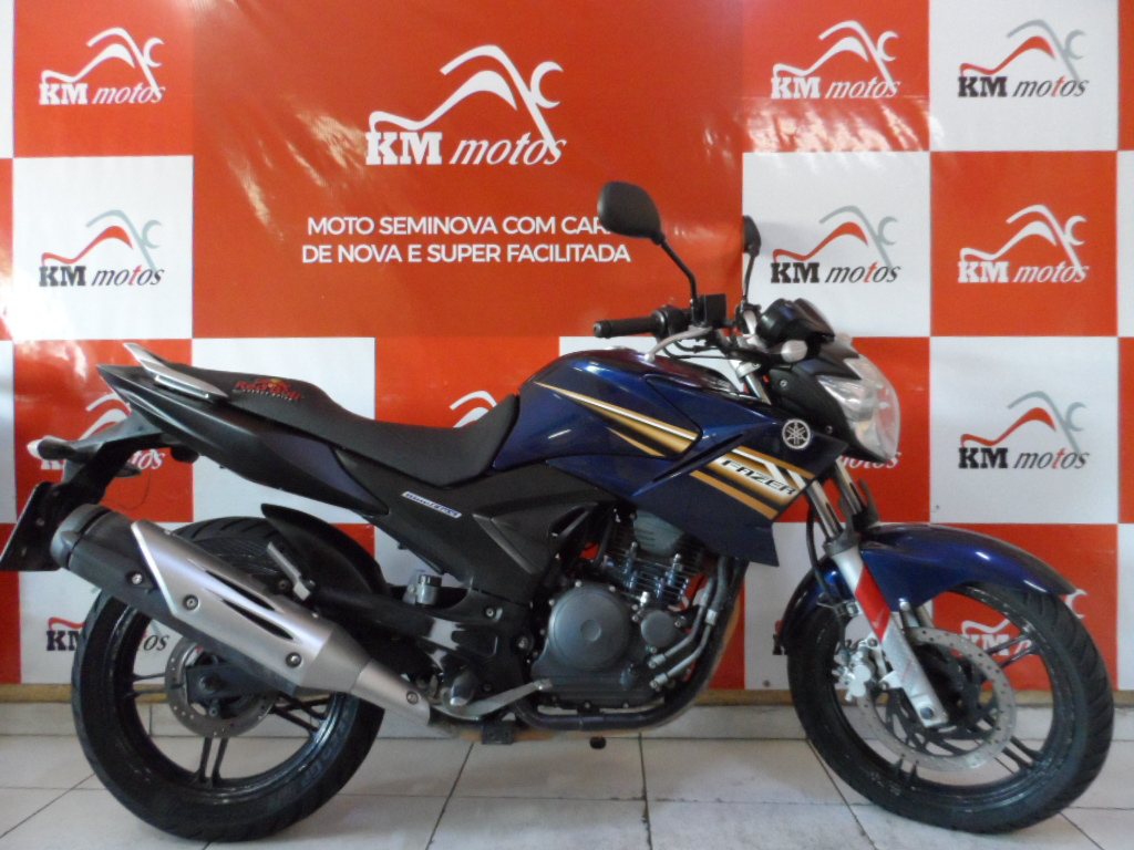 Yamaha Fazer ys 250 Azul 2014 | KM Motos | Sua Loja de Motos Seminovas