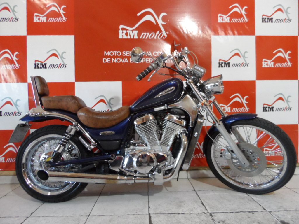 Suzuki Intruder 800 Azul 1998, KM Motos