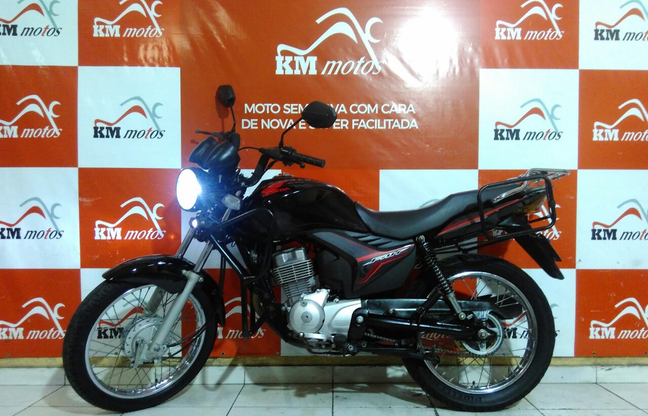 Honda Fan 150 Esi Preta 2013 KM Motos Sua Loja de Motos Seminovas