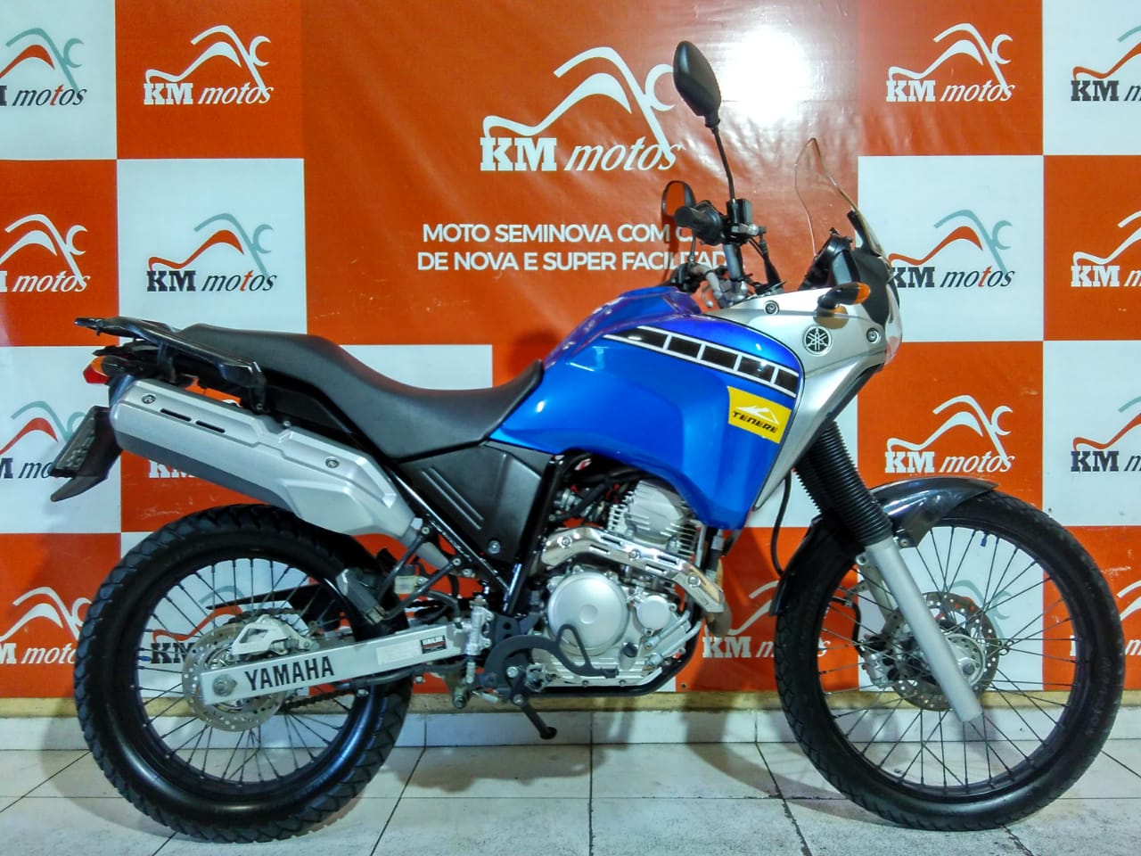 ヤマハTW250 Yamaha Xtz 250 Tenere 2012 Azul | KM Motos | Sua Loja de Motos