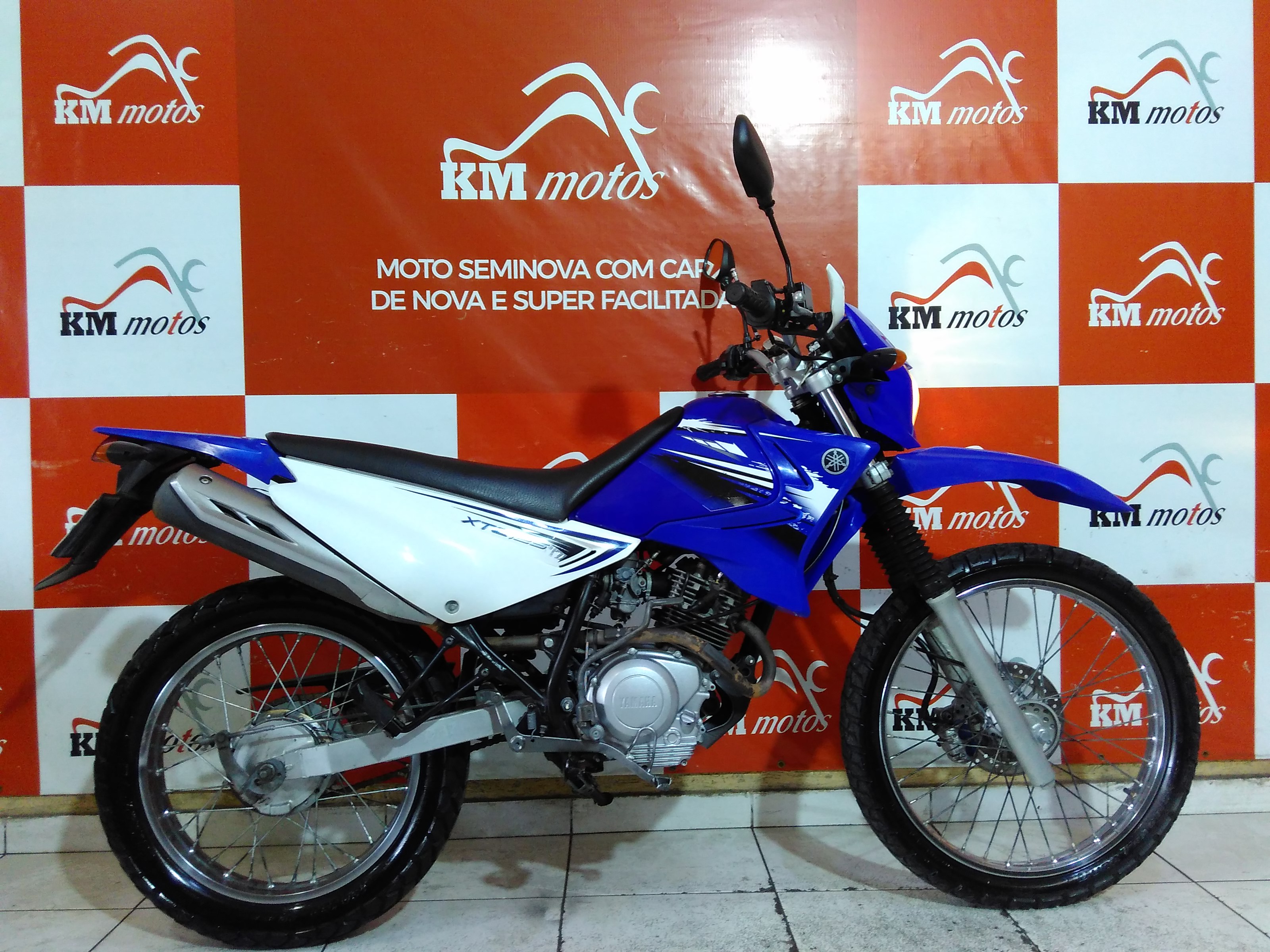 Yamaha XTZ 125 K Azul 2012 | KM Motos | Sua Loja de Motos Seminovas