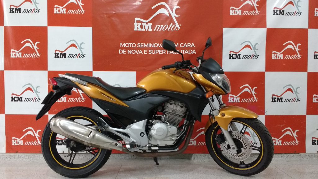 Honda CB 300 R Amarela 2010 | KM Motos | Sua Loja de Motos Seminovas