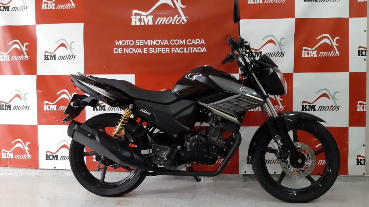 Yamaha Ys 150 Fazer SED 2017 Preta | KM Motos | Sua Loja de Motos Seminovas