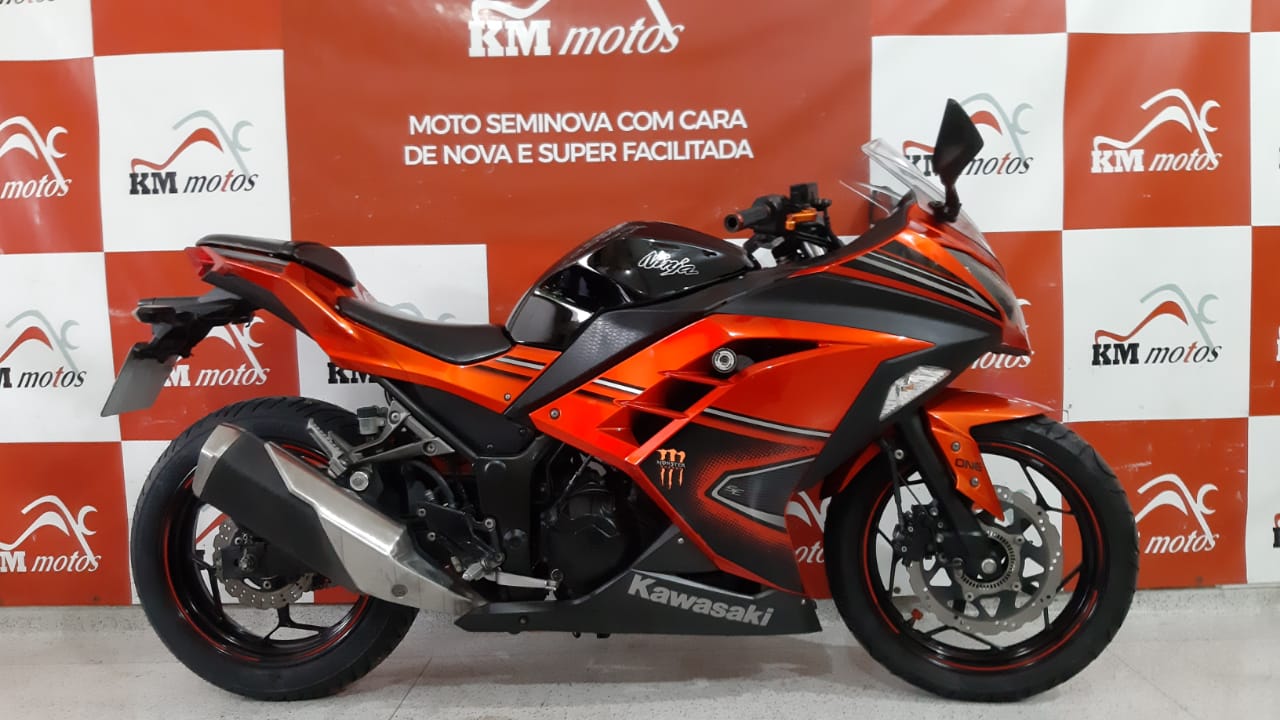 Kawasaki Ninja 300 Abs 2014 Laranja | KM Motos Seminovas SP