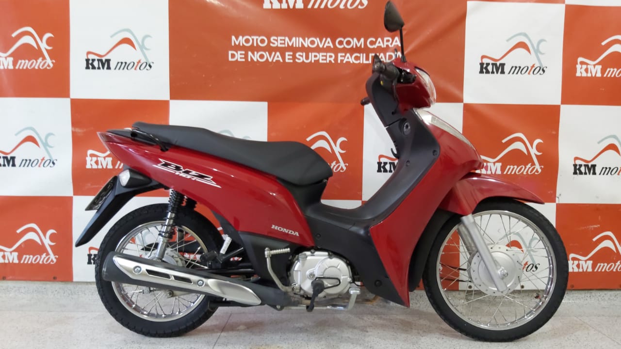 Honda Biz 110I 2017 Vermelha | KM Motos | Sua Loja de Motos Seminovas