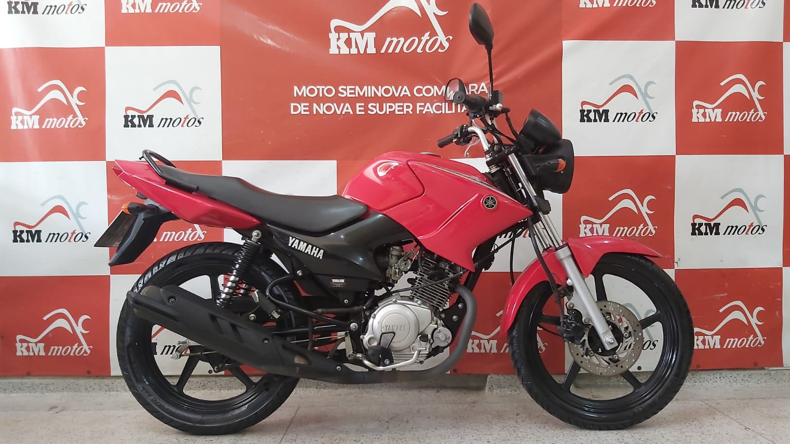 Yamaha YBR 125 Factor ED 2015 Vermelha | KM Motos | Sua Loja de Motos ...