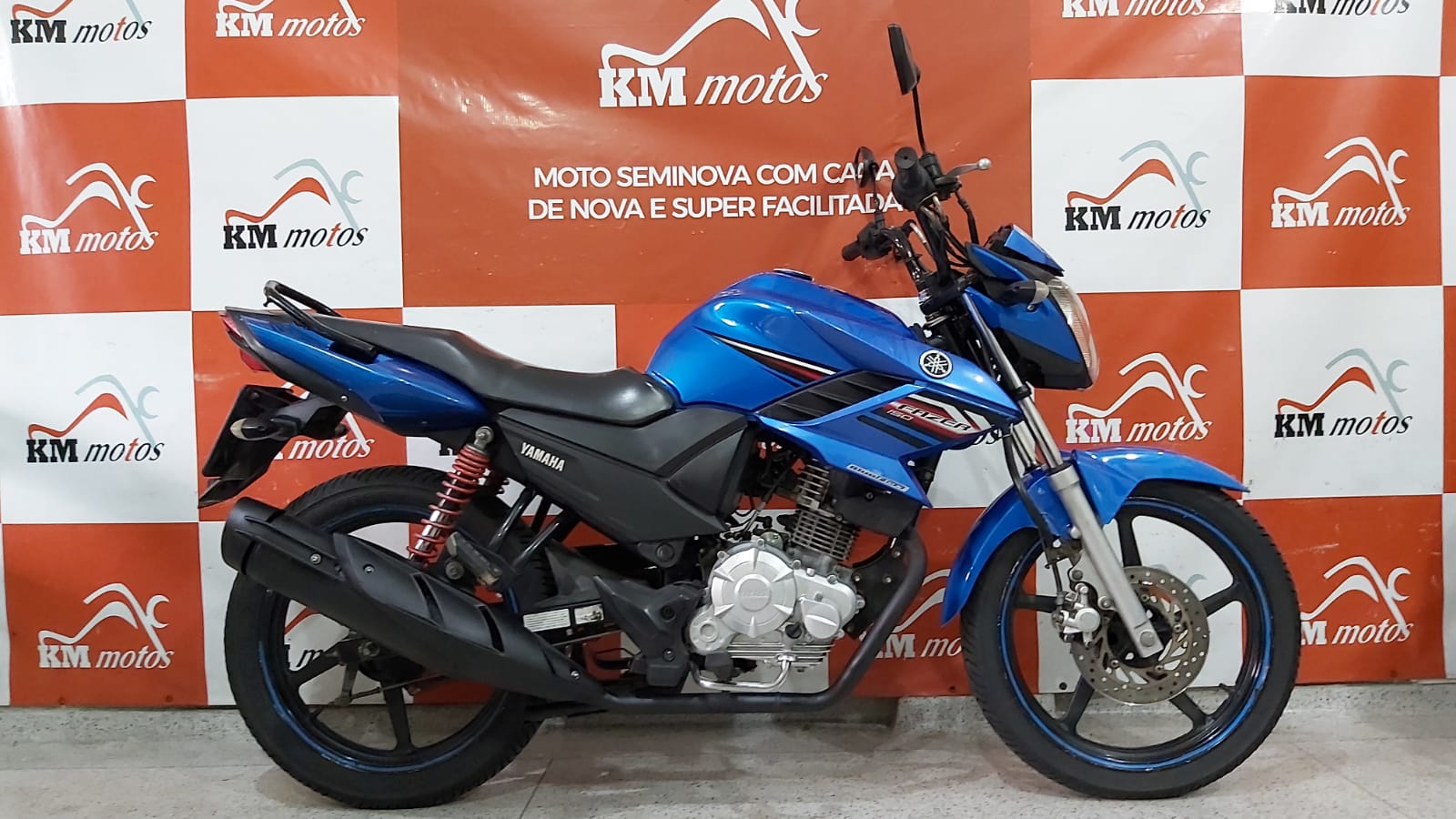 Yamaha YS 150 Fazer SED 2015 Azul | KM Motos | Sua Loja de Motos Seminovas