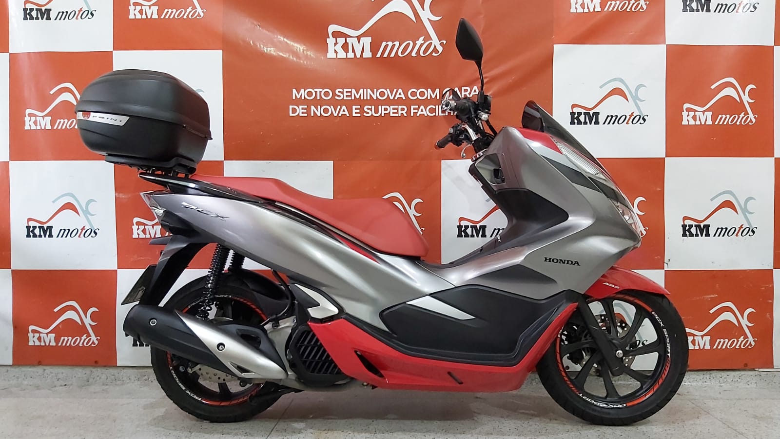 Honda PCX 150 Sport ABS 2019 Prata | KM Motos | Sua Loja de Motos