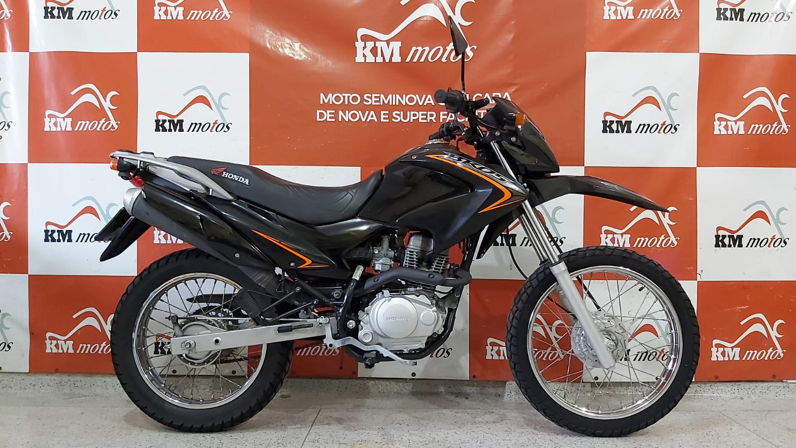 Honda NXR 125 Bros ES 2013 Preta | KM Motos | Sua Loja de Motos Seminovas