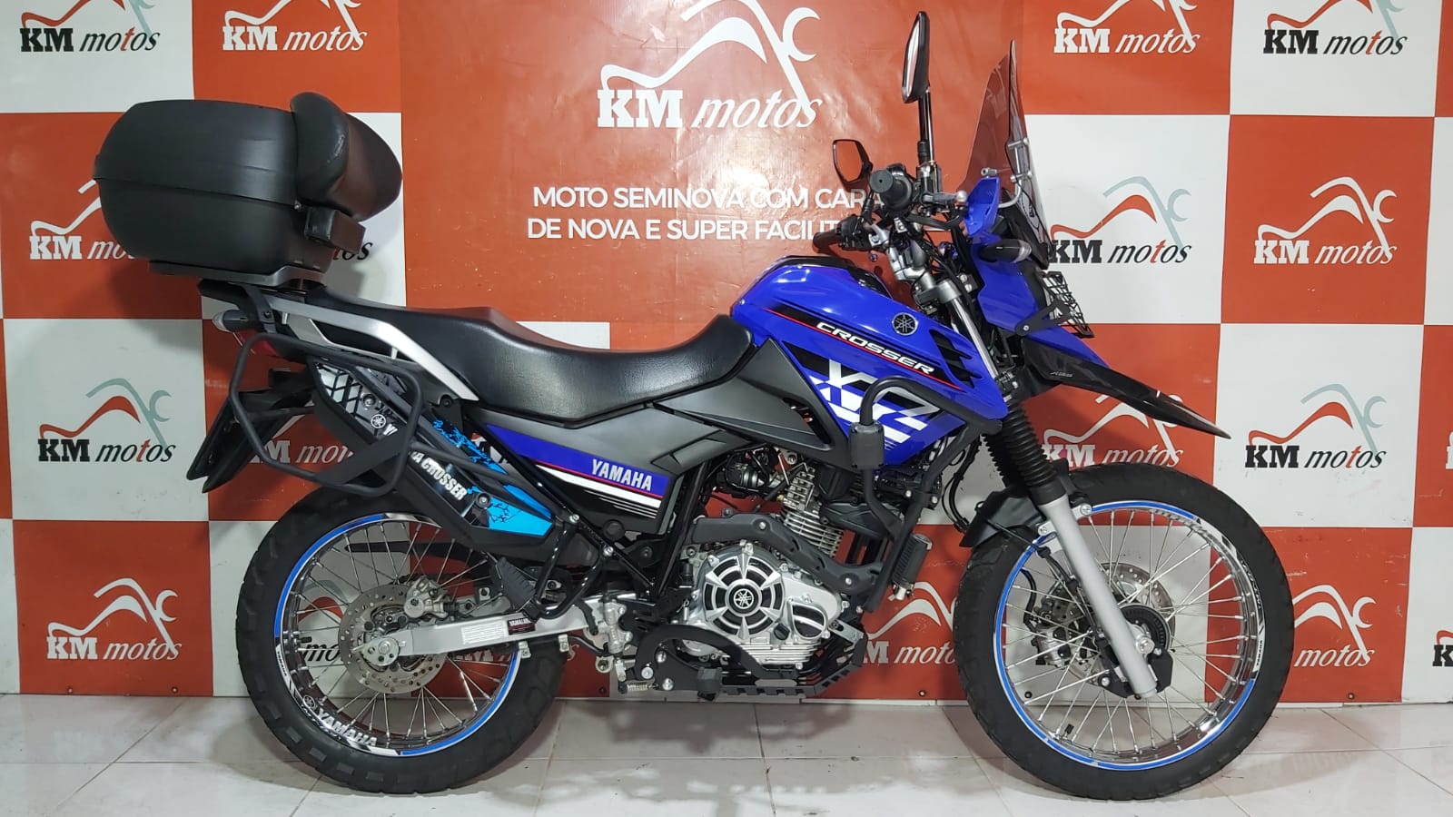 Yamaha XTZ 150 Crosser Z ABS 2022 Azul, KM Motos