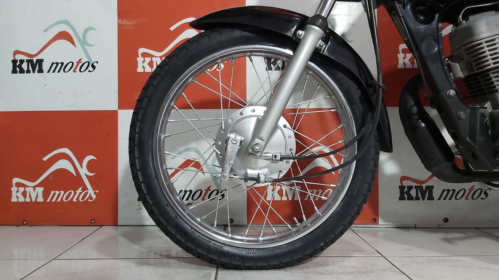 Honda Cg 125 Fan Ks 2012 Preta, KM Motos