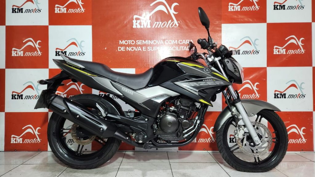 Yamaha YS 250 Fazer BlueFlex 2016 Preta KM Motos Sua Loja de Motos Seminovas