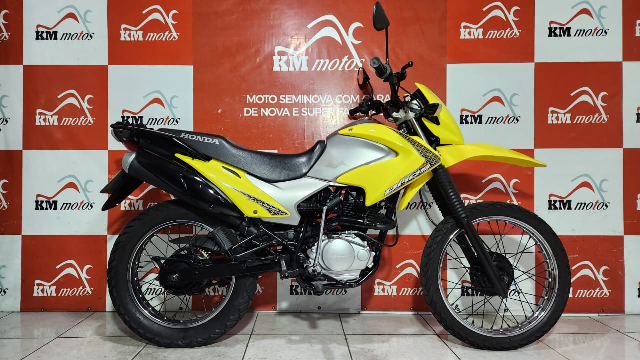 Honda NXR 150 Bros KS 2009 Amarela | KM Motos | Sua Loja de Motos Seminovas