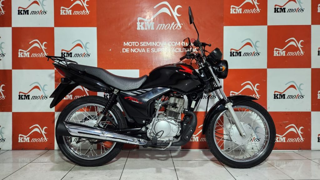 Honda Cg 125 Fan Ks 2012 Preta, KM Motos