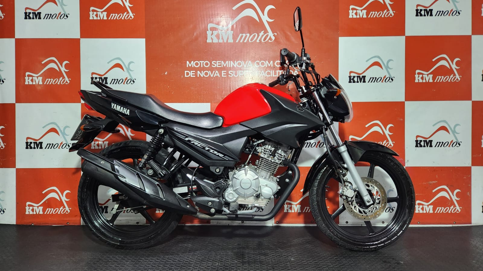 Yamaha YBR 125i Factor ED 2021 Vermelha | KM Motos Seminovas SP