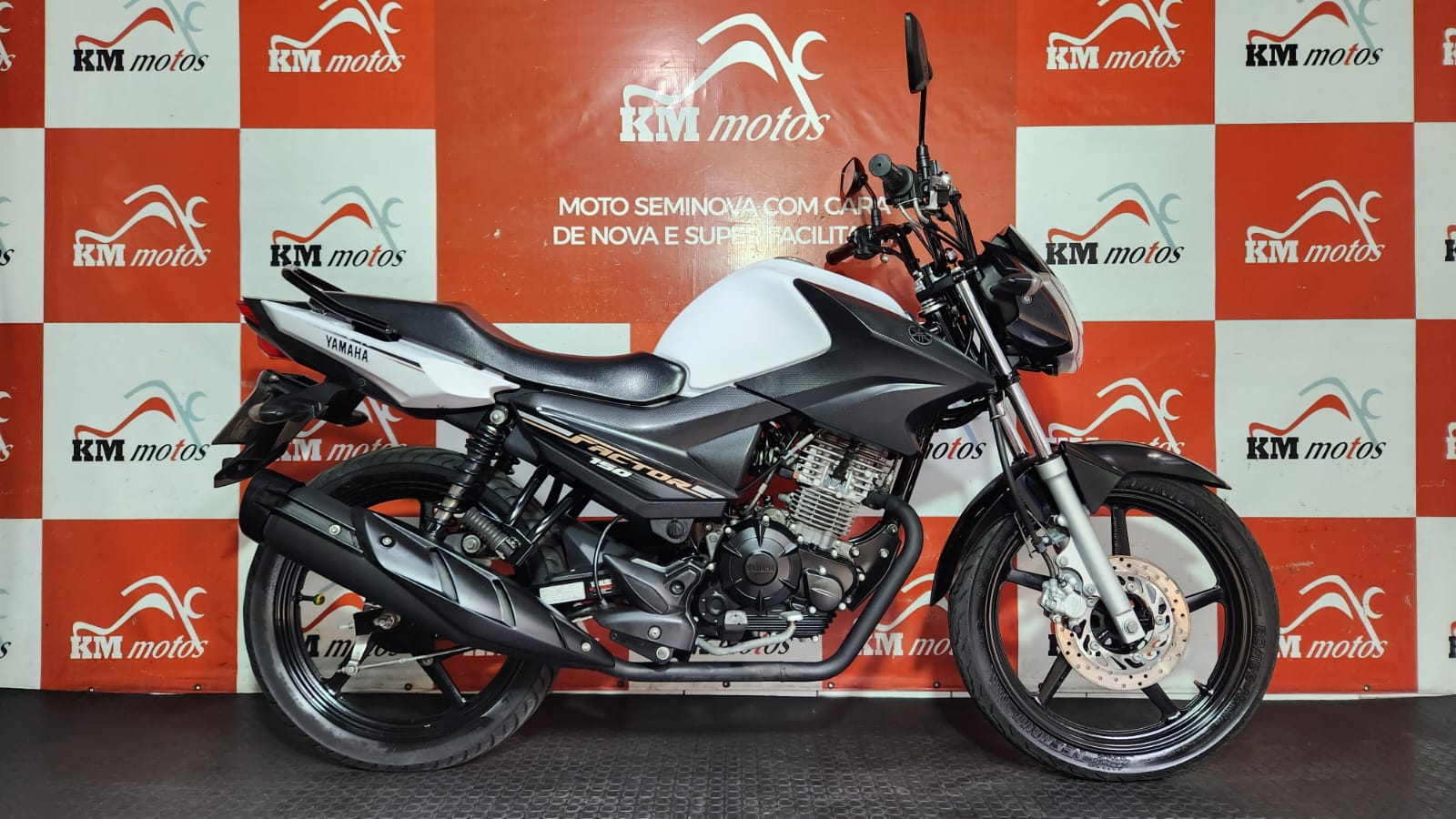 Yamaha YBR 150 Factor ED UBS 2021 Branca KM Motos Sua Loja de Motos Seminovas