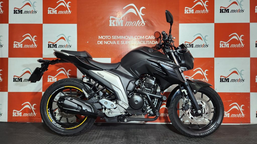 Yamaha FZ25 Fazer ABS 2022 Preta | KM Motos | Sua Loja de Motos