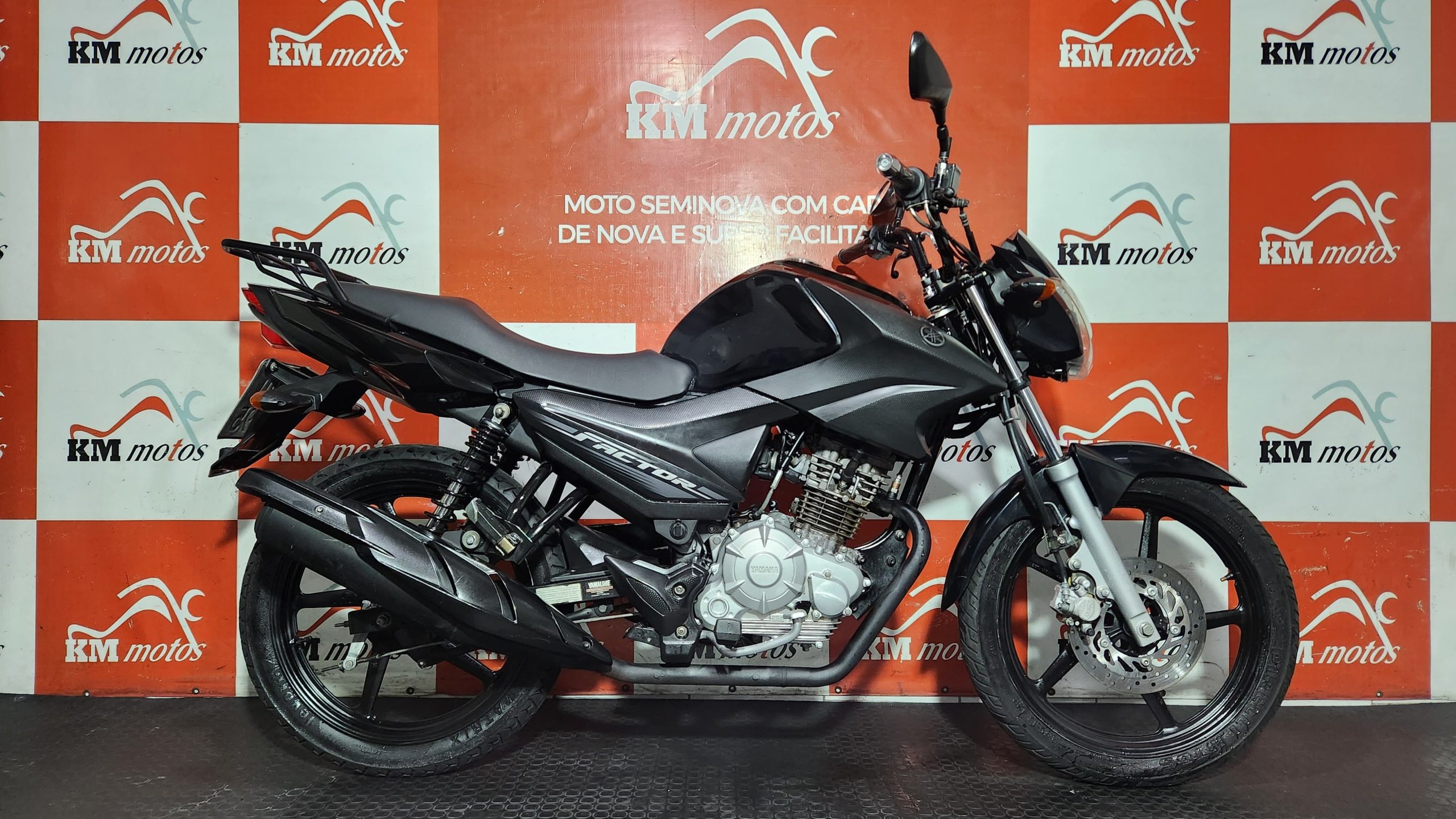 Yamaha YBR 125i Factor ED UBS 2018 Preta | KM Motos Seminovas SP
