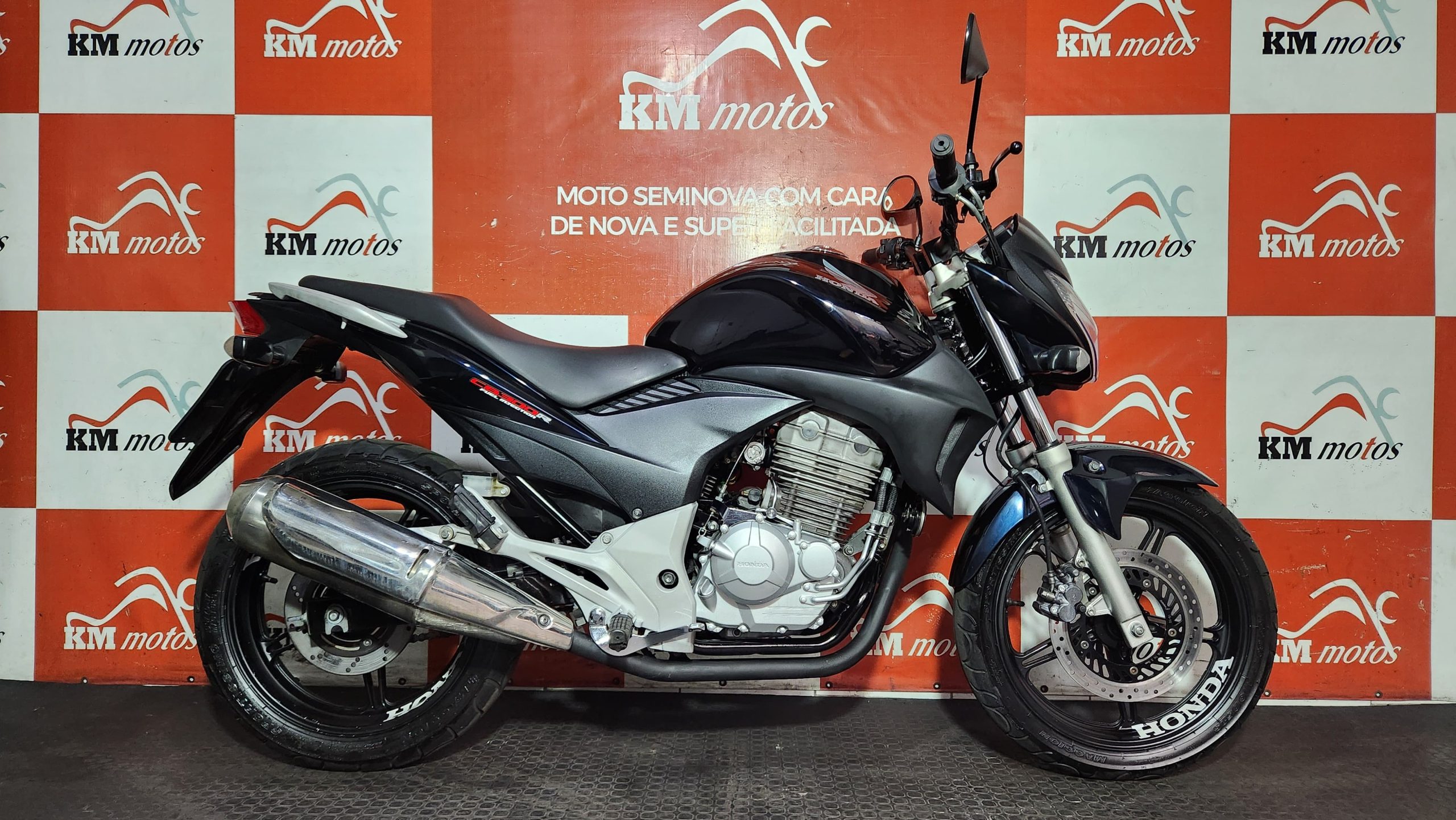 Honda CB 300R 2012 Azul | KM Motos | Sua Loja de Motos Seminovas