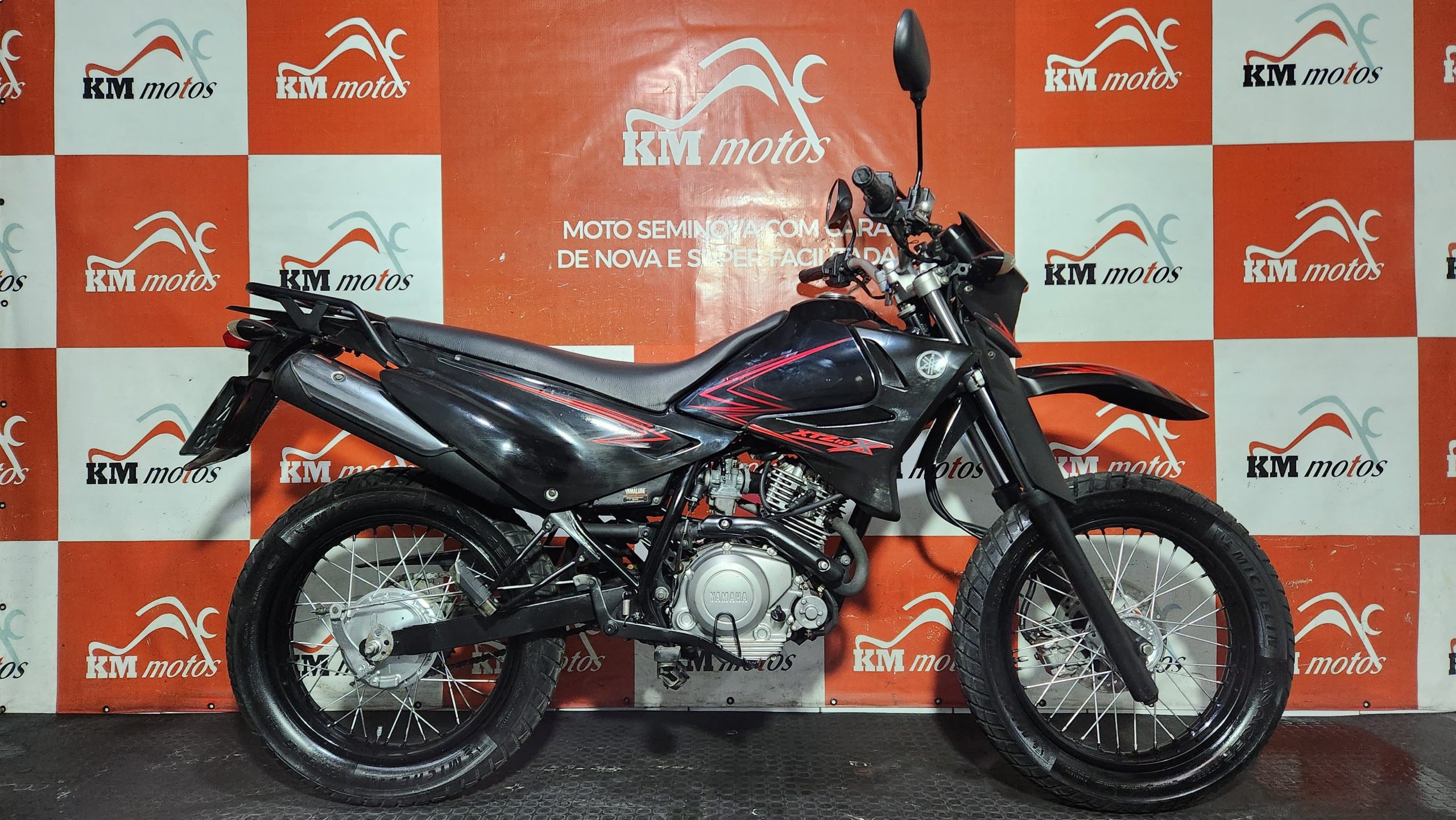 Yamaha XTZ 125XE 2008 Preta | KM Motos | Sua Loja de Motos Seminovas