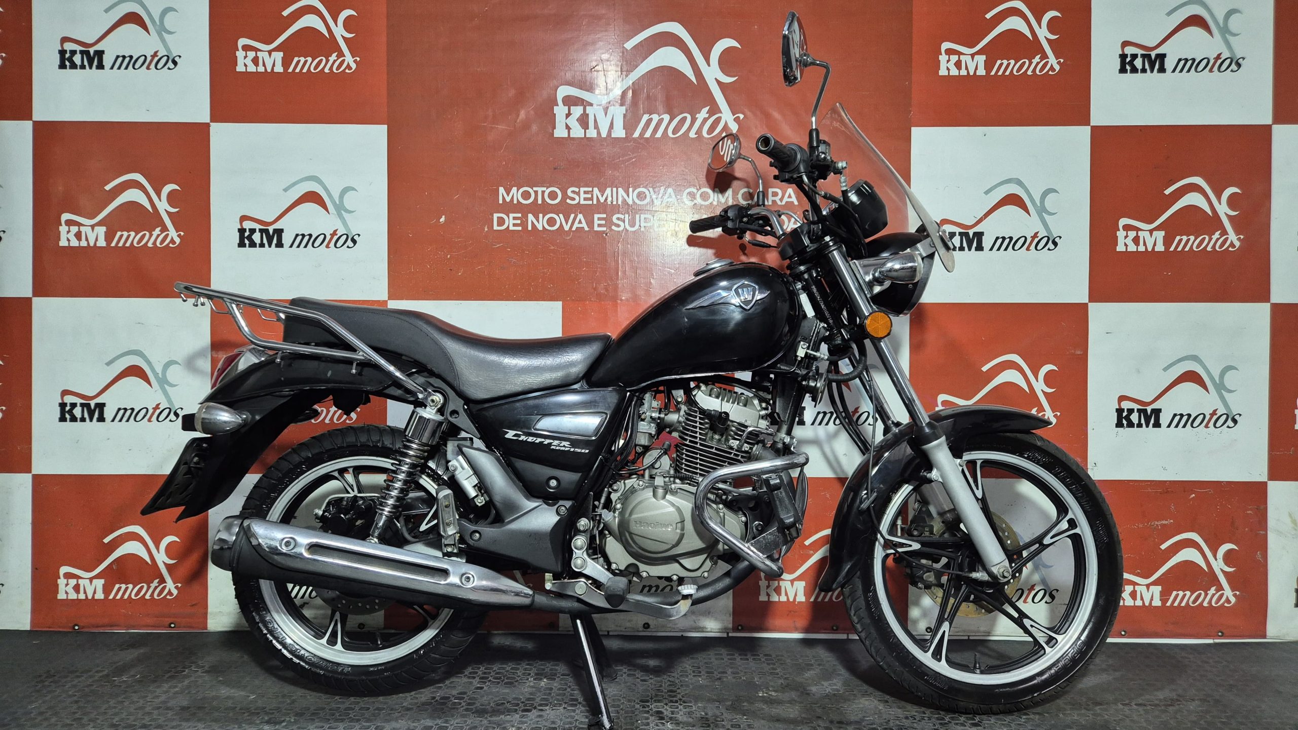 Haojue Chopper 150 Road CBS 2019 Preta