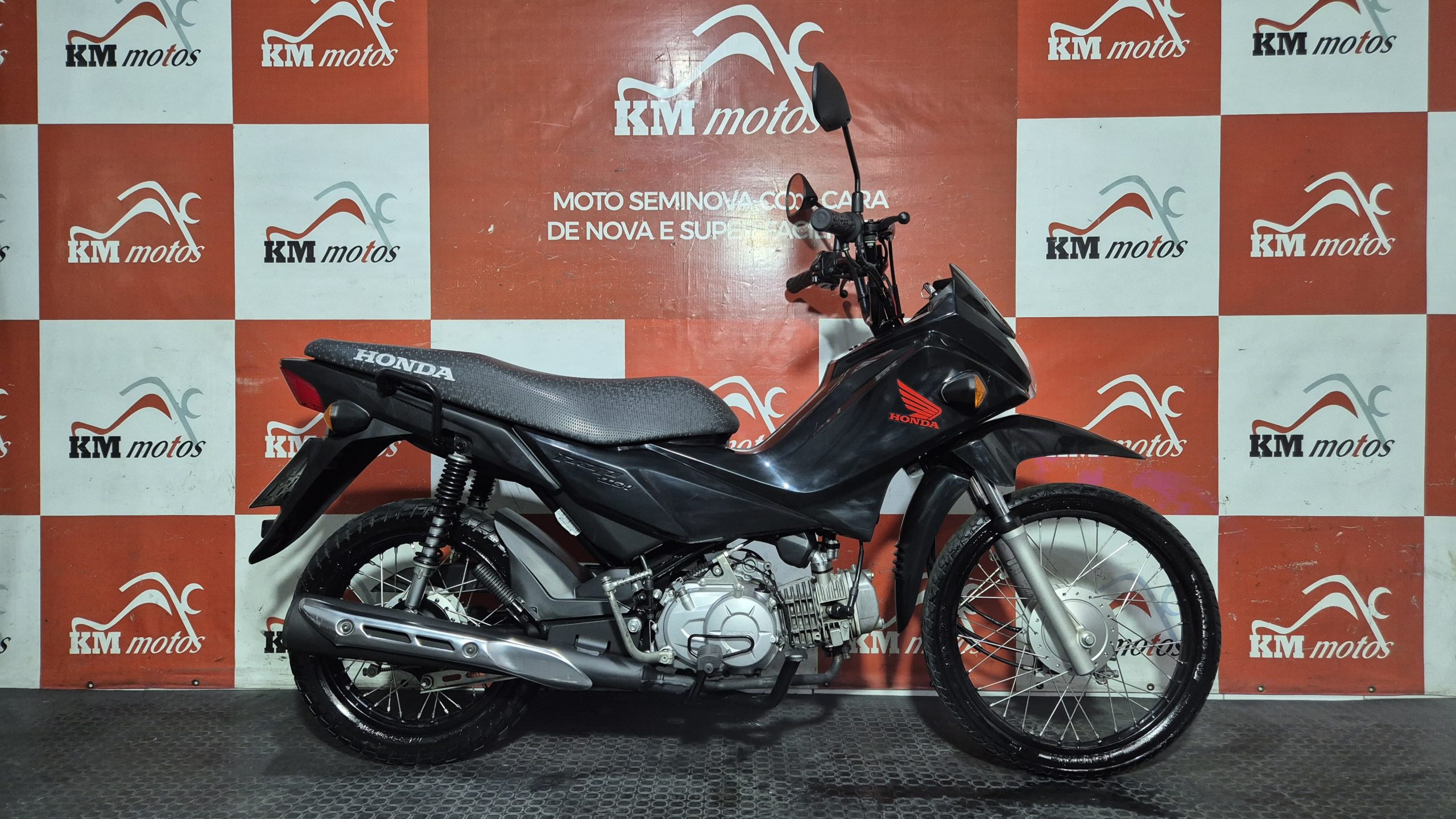 Honda Pop 110i CBS 2023 Preta