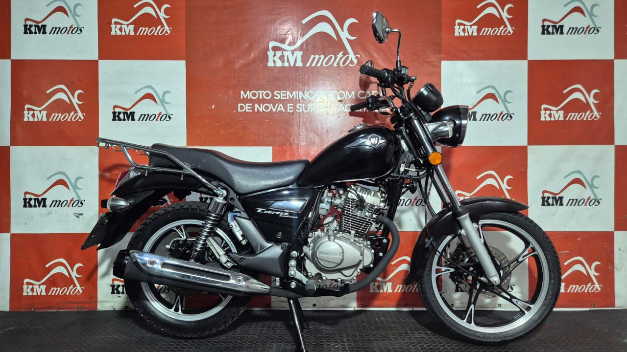 Haojue Chopper 150 Road CBS 2022 Preta